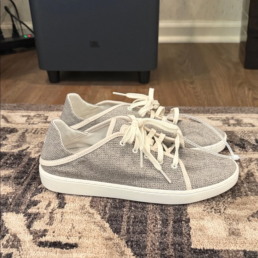 Olukai Pehuea Li Women's Size 9 Sneakers Tapa/White Sand- 20379-20WS - Picture 1 of 2